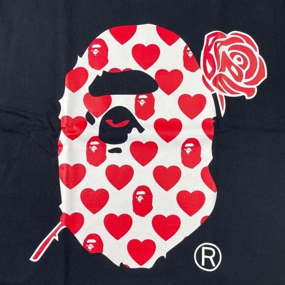 BAPE Valentine Ape Head Camo Tee SS24 Size M - Picture 4 of 9